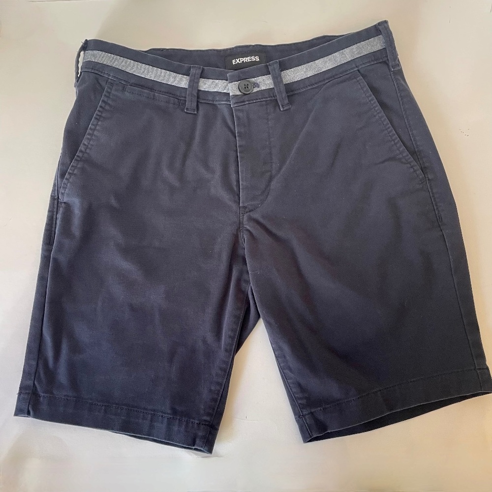 Express 365 Comfort stretch Shorts dark blue